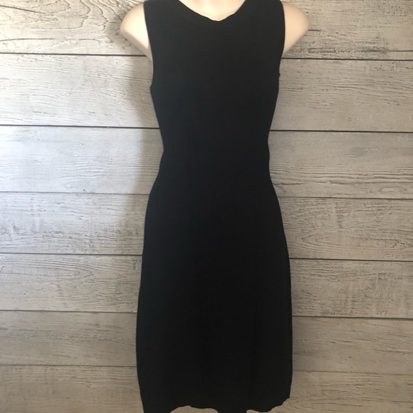 MEXX Cute Form Fitting Black Sweater Dress Size Small - Picture 2 of 8